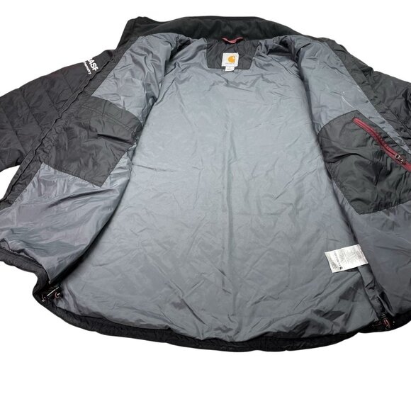 Carhartt Rain Defender® Insulated Jacket Relaxed Fit Lightweight Mens L -READ - Picture 4 of 12